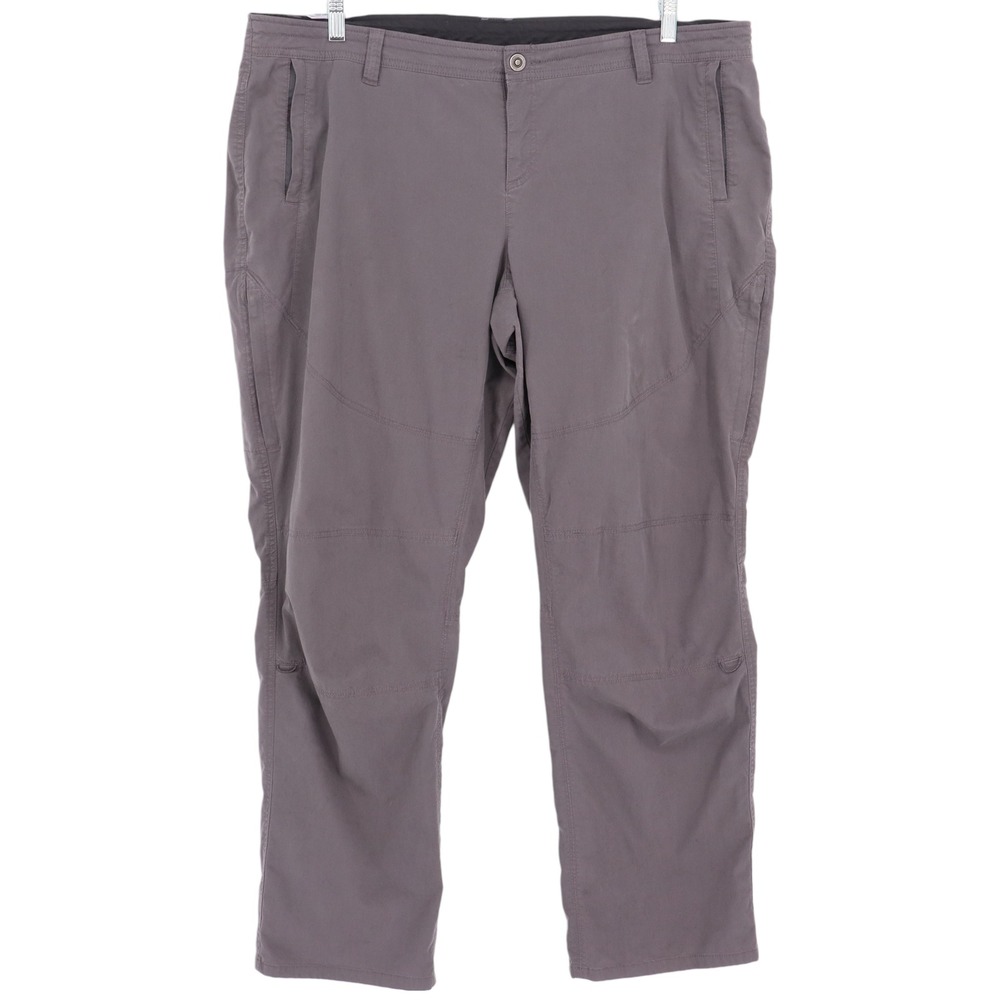 KUHL Spire Roll-Up Pants Hiking Pants Size 20W Reg Gray Stretch Outdoor